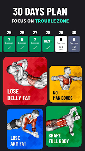 Lose Weight App for Men Screenshots