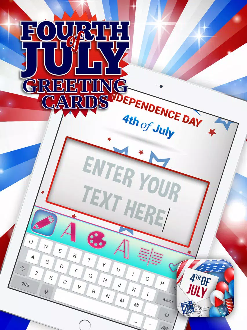4th of July Greeting Cards – Celebrate Independence Day with Patriotic eCard.s iPad Screenshots