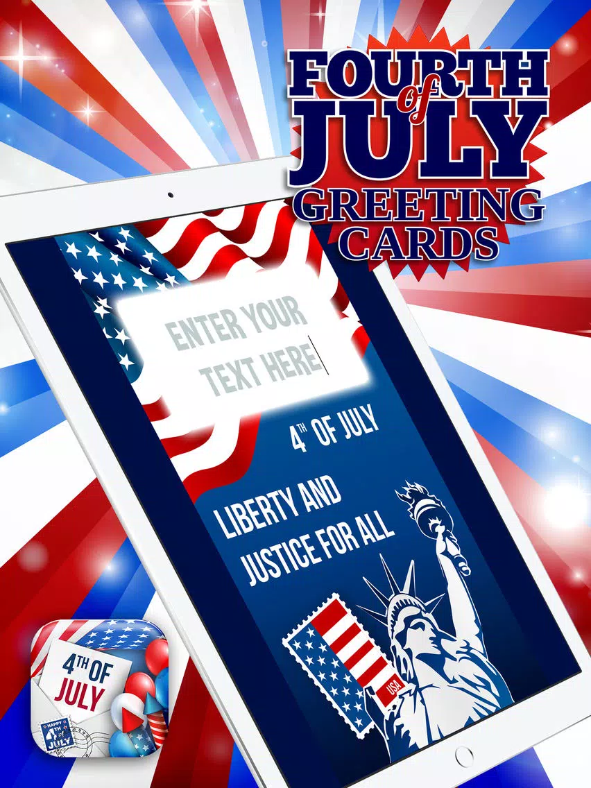 4th of July Greeting Cards – Celebrate Independence Day with Patriotic eCard.s iPad Screenshots