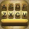 Gold Keyboard Themes – Color Text Fonts and Message Backgrounds with Glow.ing EmojiS