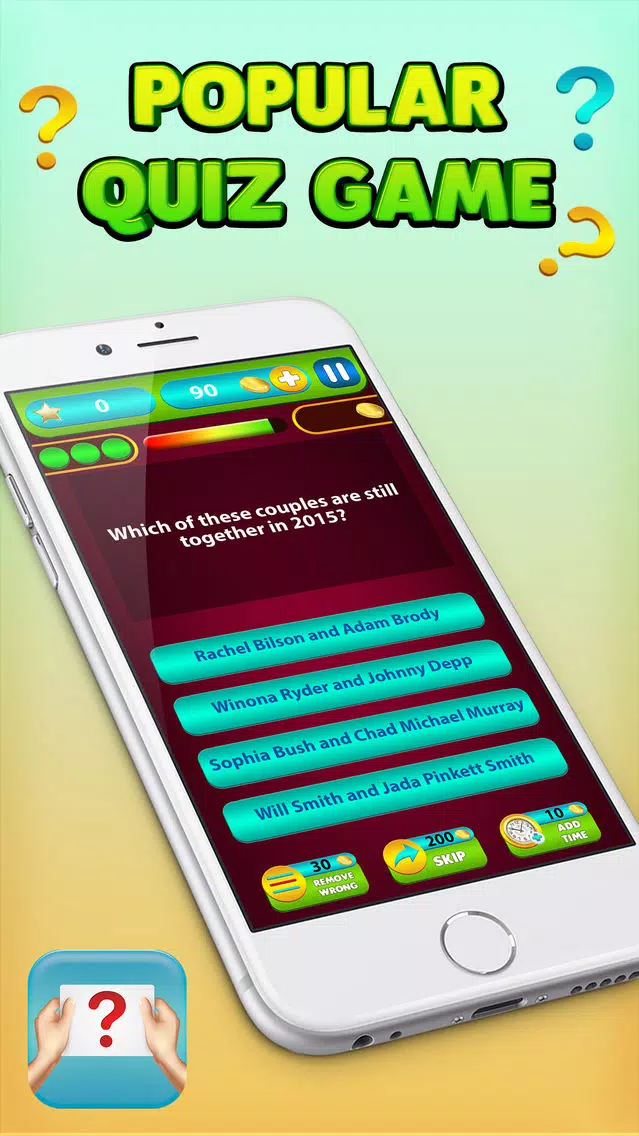 Ảnh chụp màn hình của Popular Quiz Game
