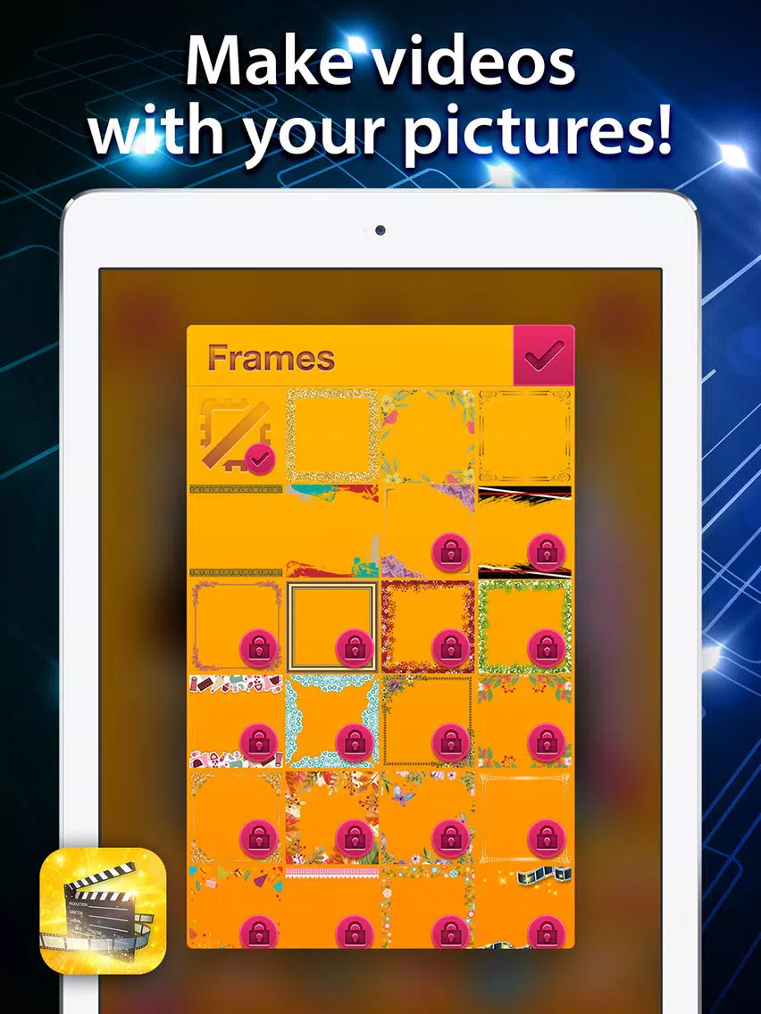 SlideShow Video Editor & Movie Maker iPad Screenshots