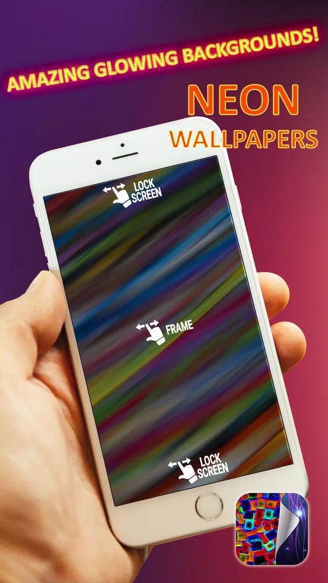 Neon Wallpapers Free – Glowing HD Backgrounds with Fluorescent Light Themes Screenshots