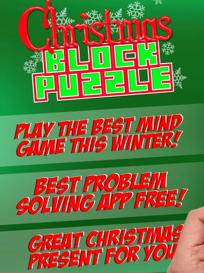 Christmas Block Puzzle – Xmas Match.ing Brain Game iPad Screenshots