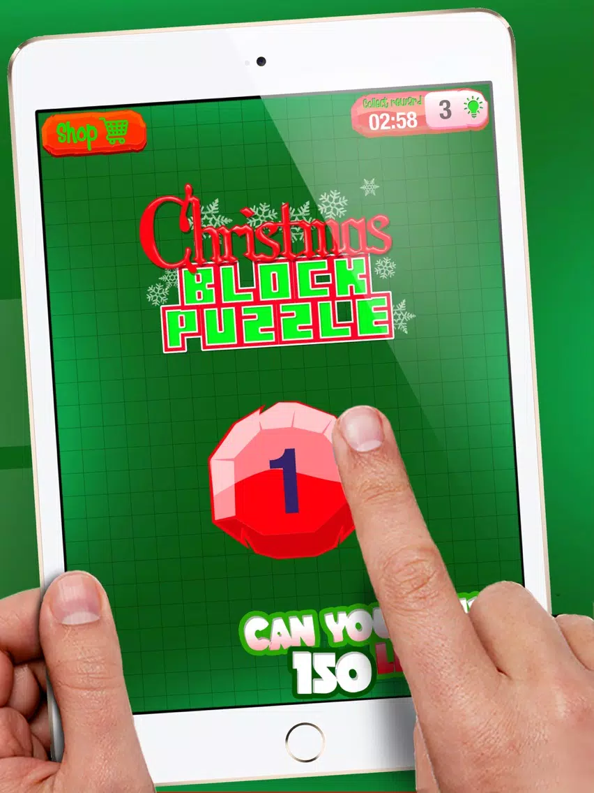 Christmas Block Puzzle – Xmas Match.ing Brain Game iPad Screenshots