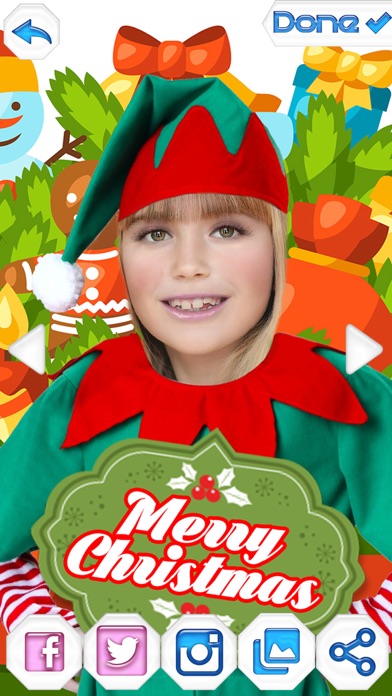 Elf Photo Booth – Christmas Camera Pic Stickers Screenshots
