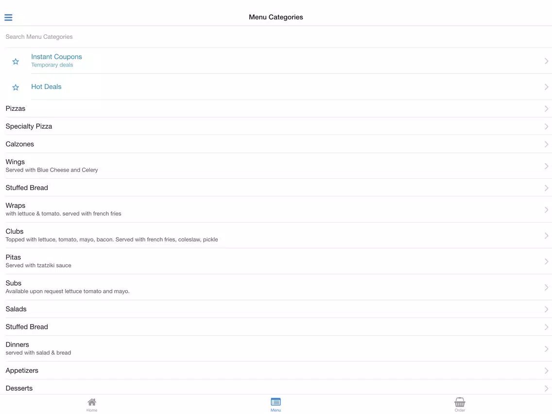 Branford Pizza CT iPad Screenshots