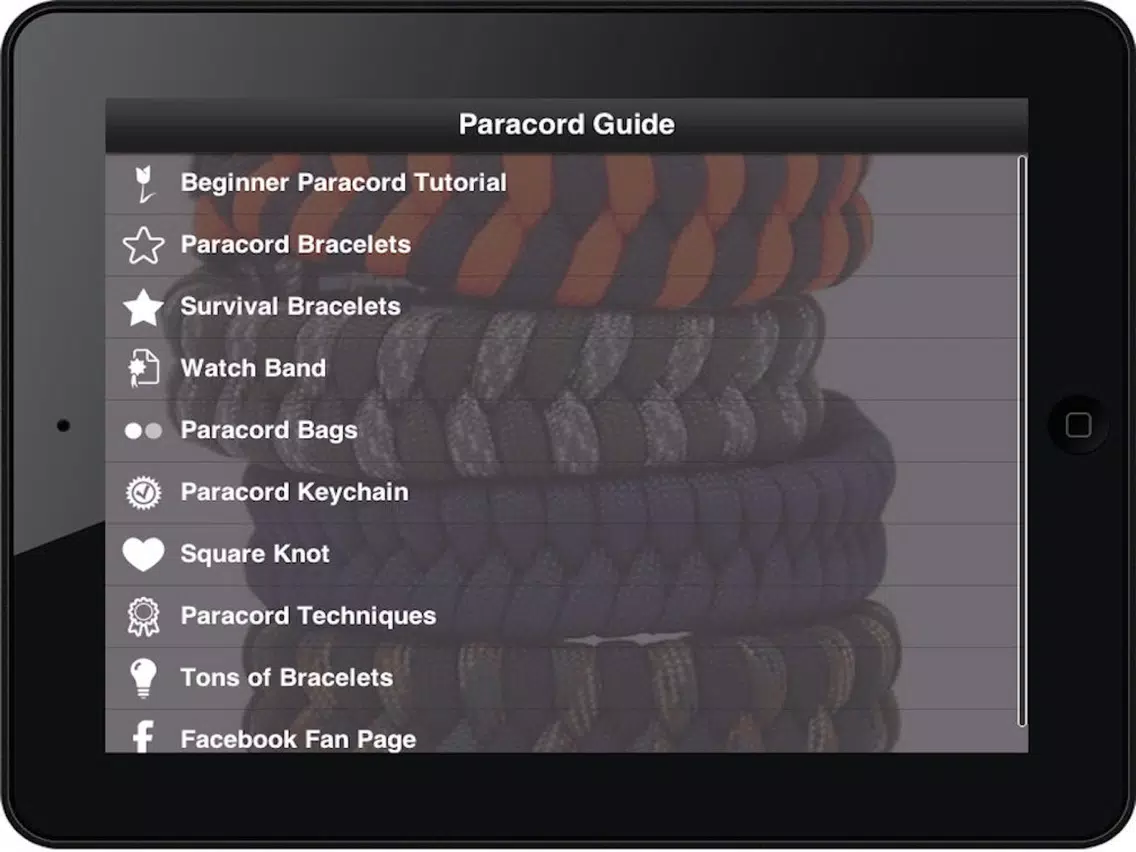 Paracord Styling: Survival Bracelets & Watch Band iPad Screenshots