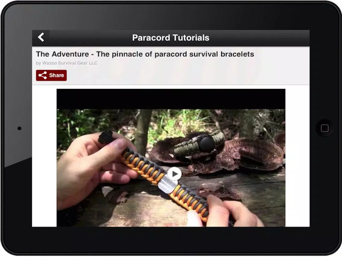 Paracord Styling: Survival Bracelets & Watch Band iPad Screenshots