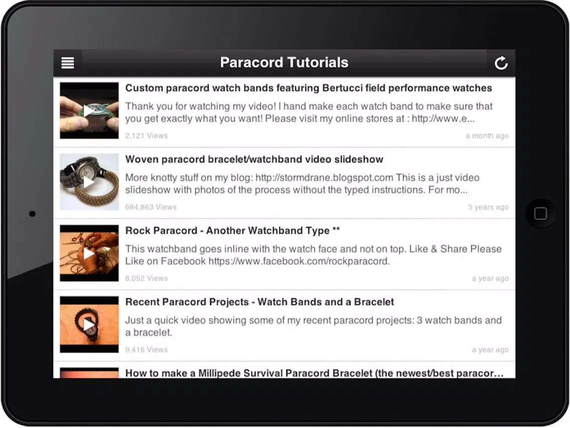 Paracord Styling: Survival Bracelets & Watch Band iPad Screenshots