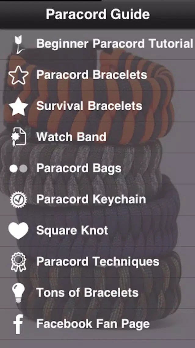 Paracord Styling: Survival Bracelets & Watch Band Screenshots