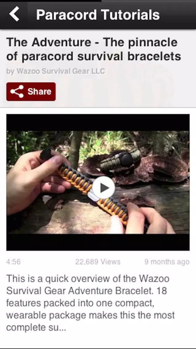 Paracord Styling: Survival Bracelets & Watch Band Screenshots