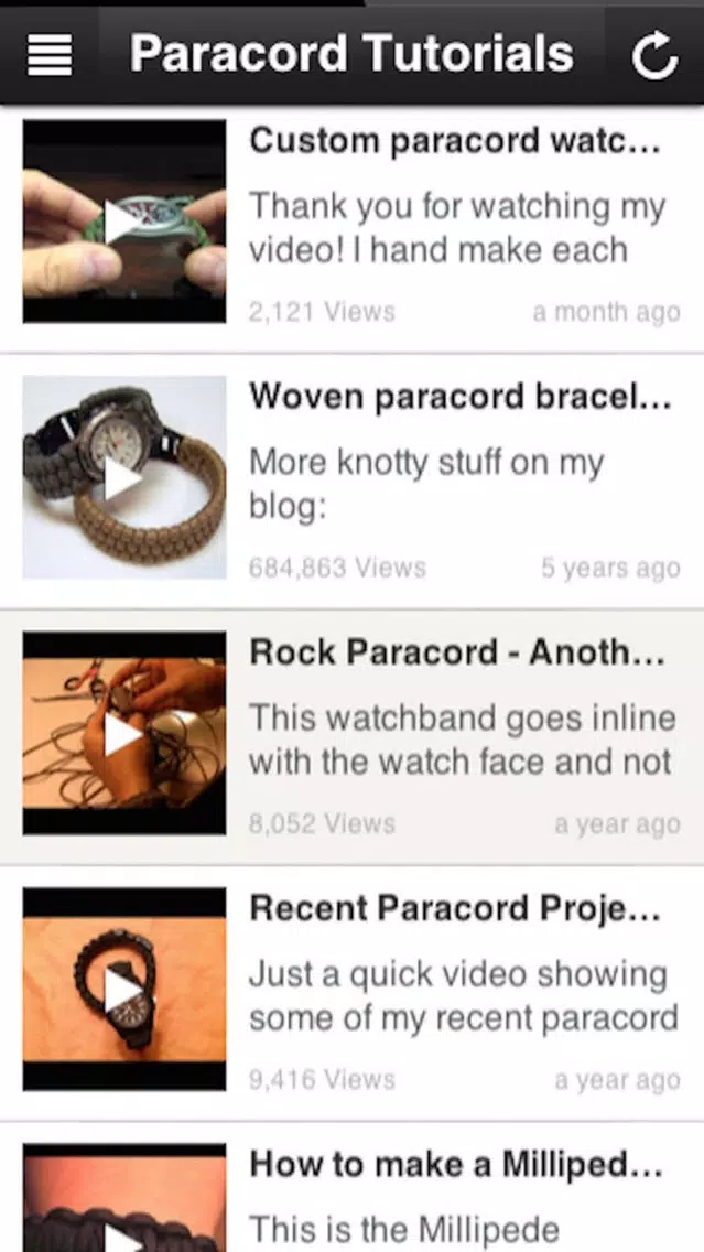 Paracord Styling: Survival Bracelets & Watch Band Screenshots