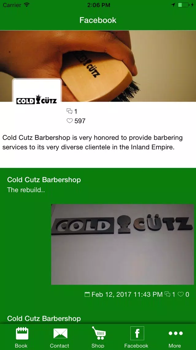Cold Cutz Barbershop Screenshots