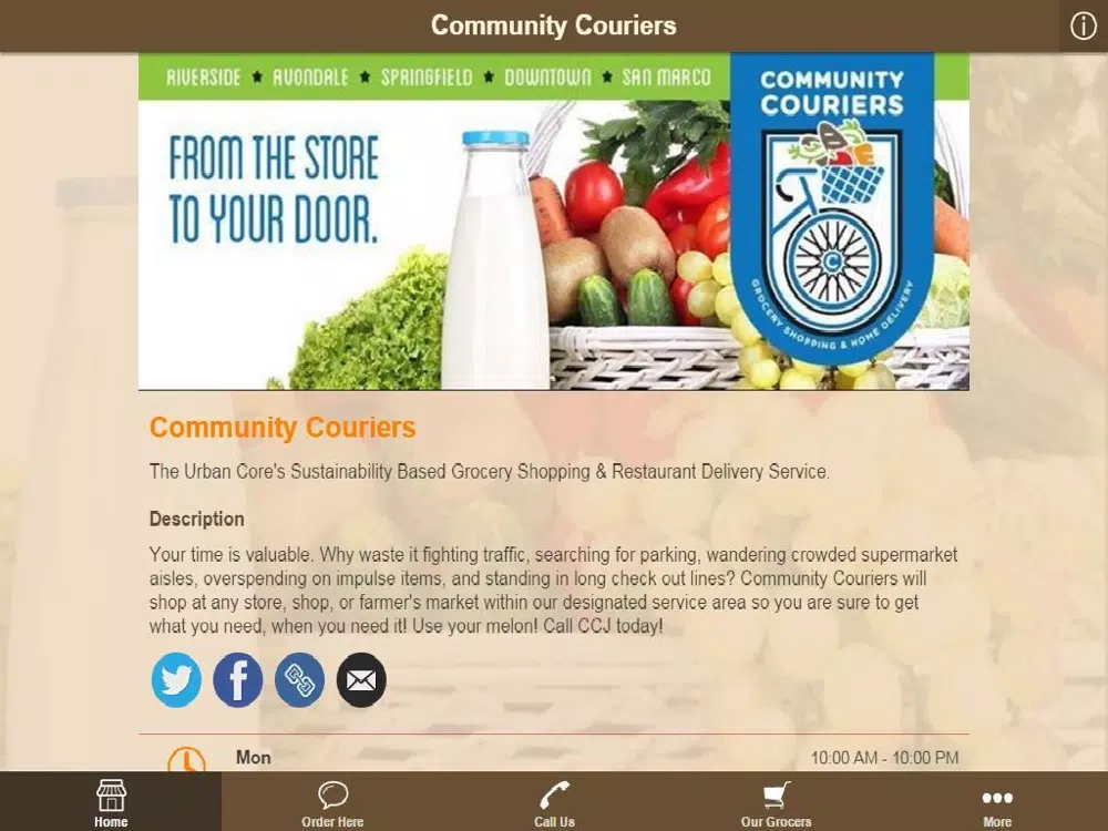 Community Couriers of Jacksonville iPad स्क्रीनशॉट