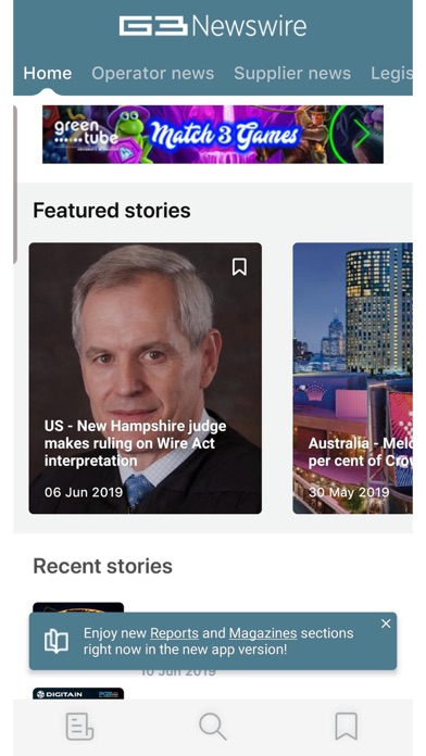 G3 Newswire Screenshots