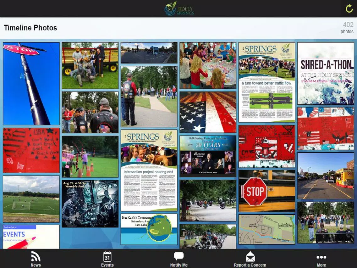 Holly Springs iPad Screenshots