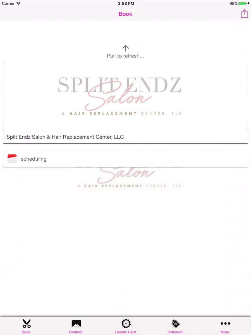 Split Endz Salon iPad Screenshots