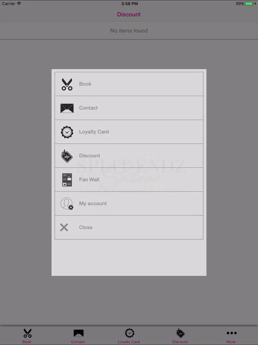Split Endz Salon iPad Screenshots