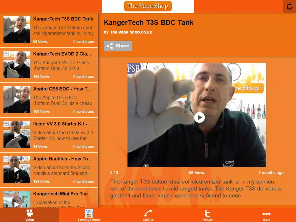 The Vape Shop iPad Screenshots