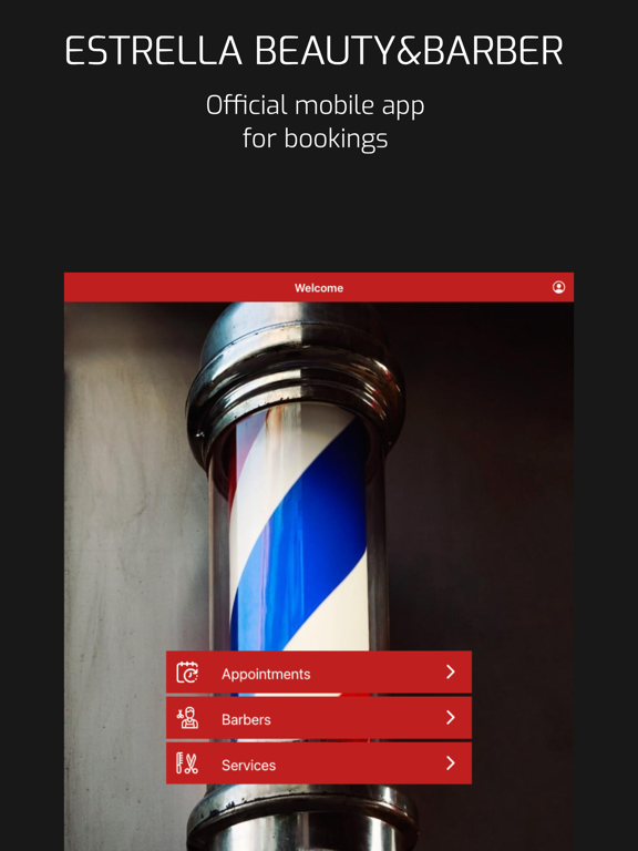 ESTRELLA BEAUTY&BARBER iPad Screenshots