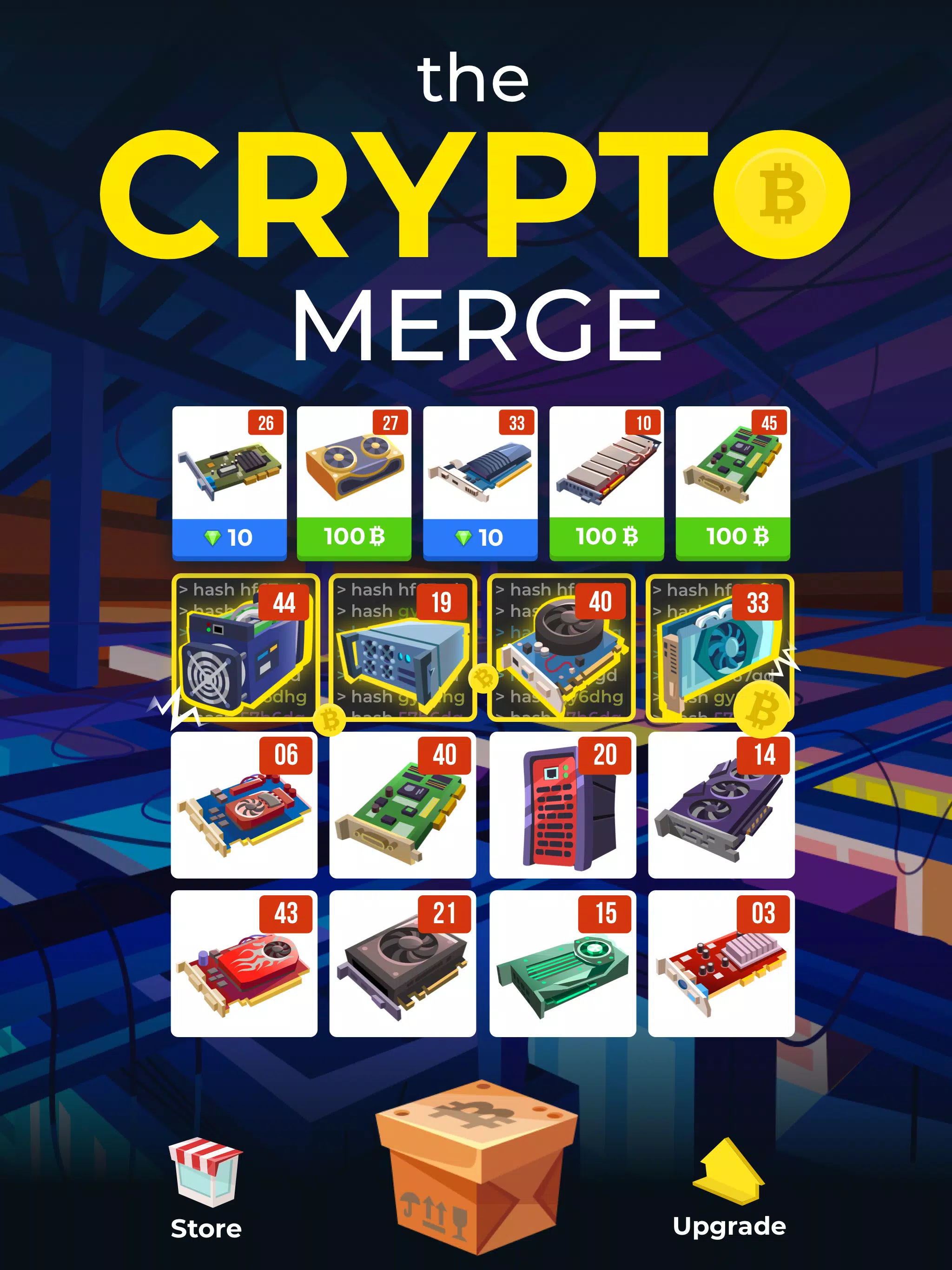The Crypto Merge: BTC mining Screenshots
