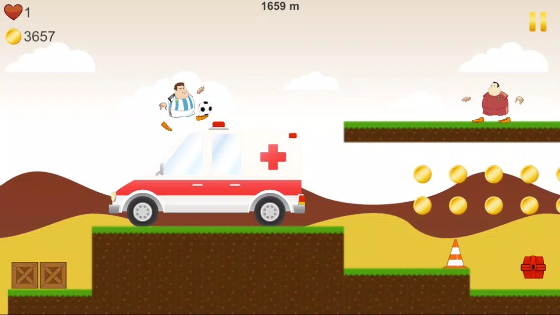 FAT Soccer Run Ekran Görüntüleri