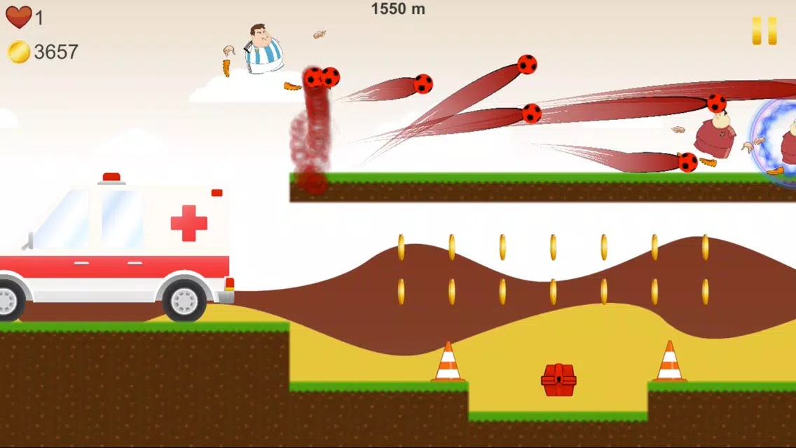 FAT Soccer Run Ekran Görüntüleri
