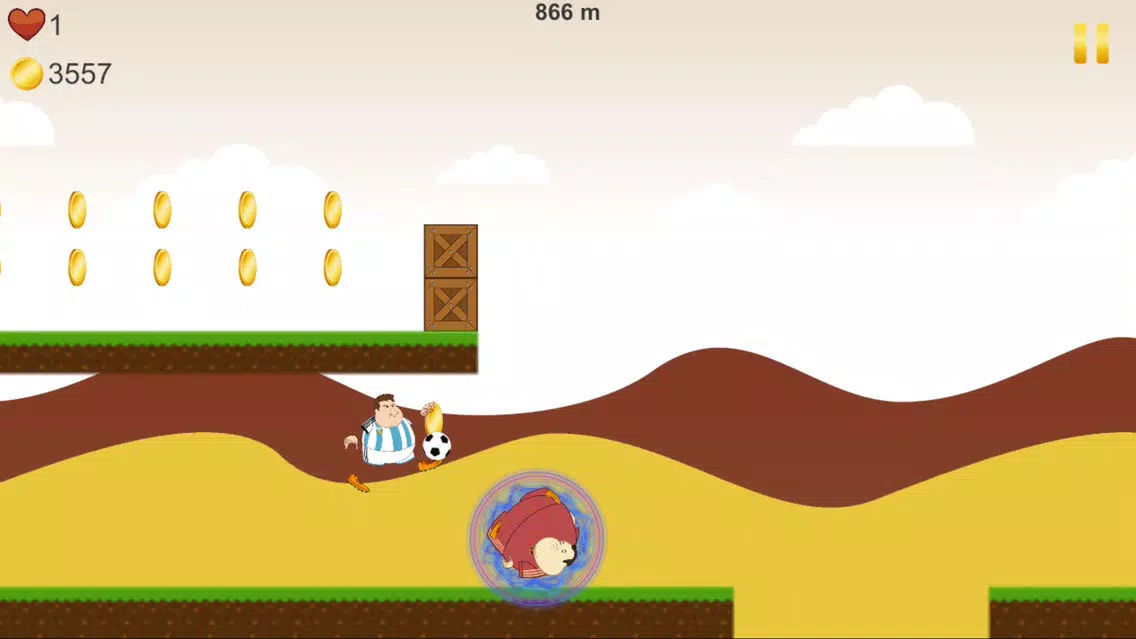 FAT Soccer Run Ekran Görüntüleri