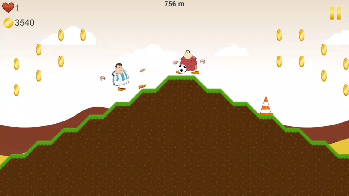 FAT Soccer Run Ekran Görüntüleri
