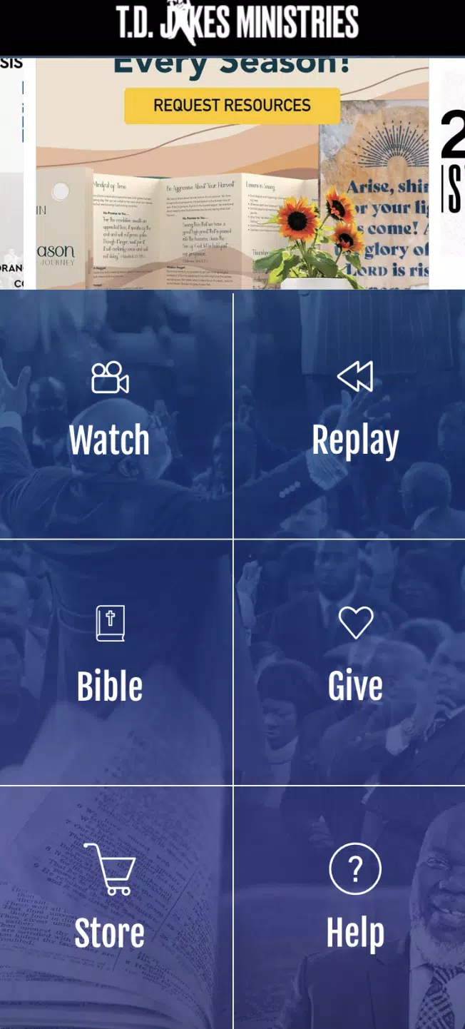 T.D. Jakes Ministries App स्क्रीनशॉट
