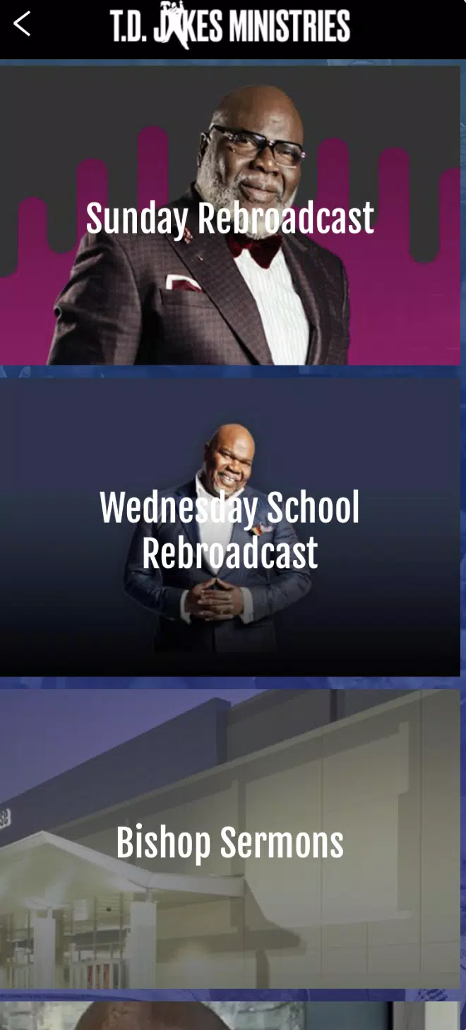 T.D. Jakes Ministries App स्क्रीनशॉट