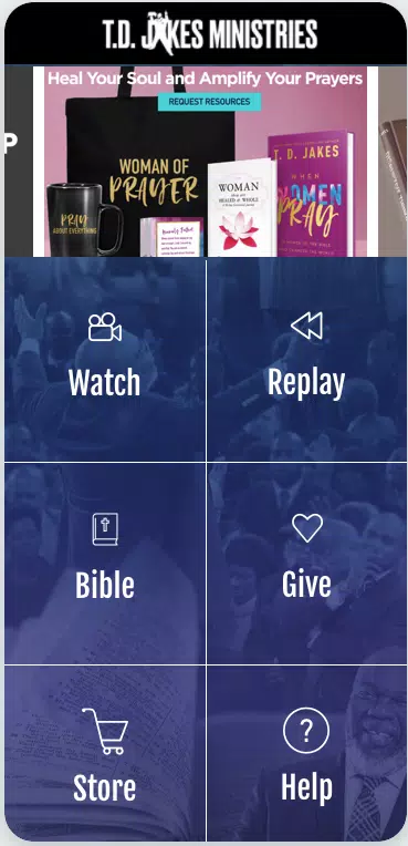 T.D. Jakes Ministries App स्क्रीनशॉट