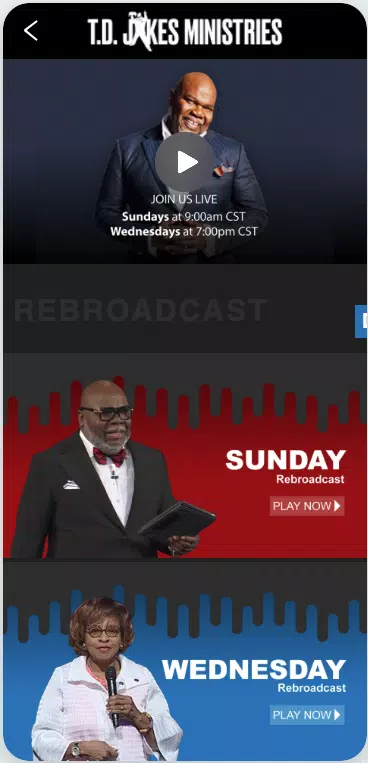 T.D. Jakes Ministries App स्क्रीनशॉट