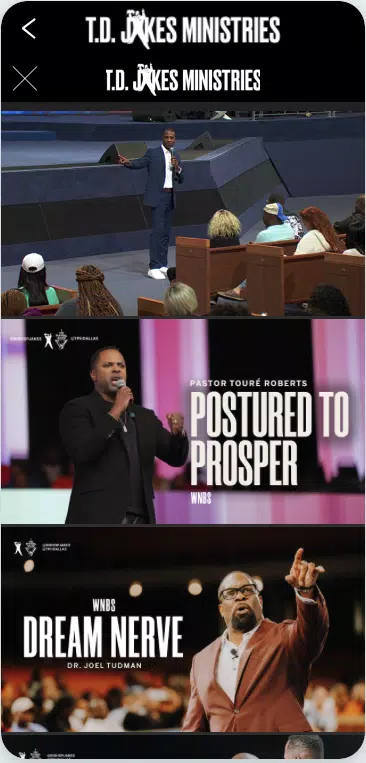 T.D. Jakes Ministries App स्क्रीनशॉट