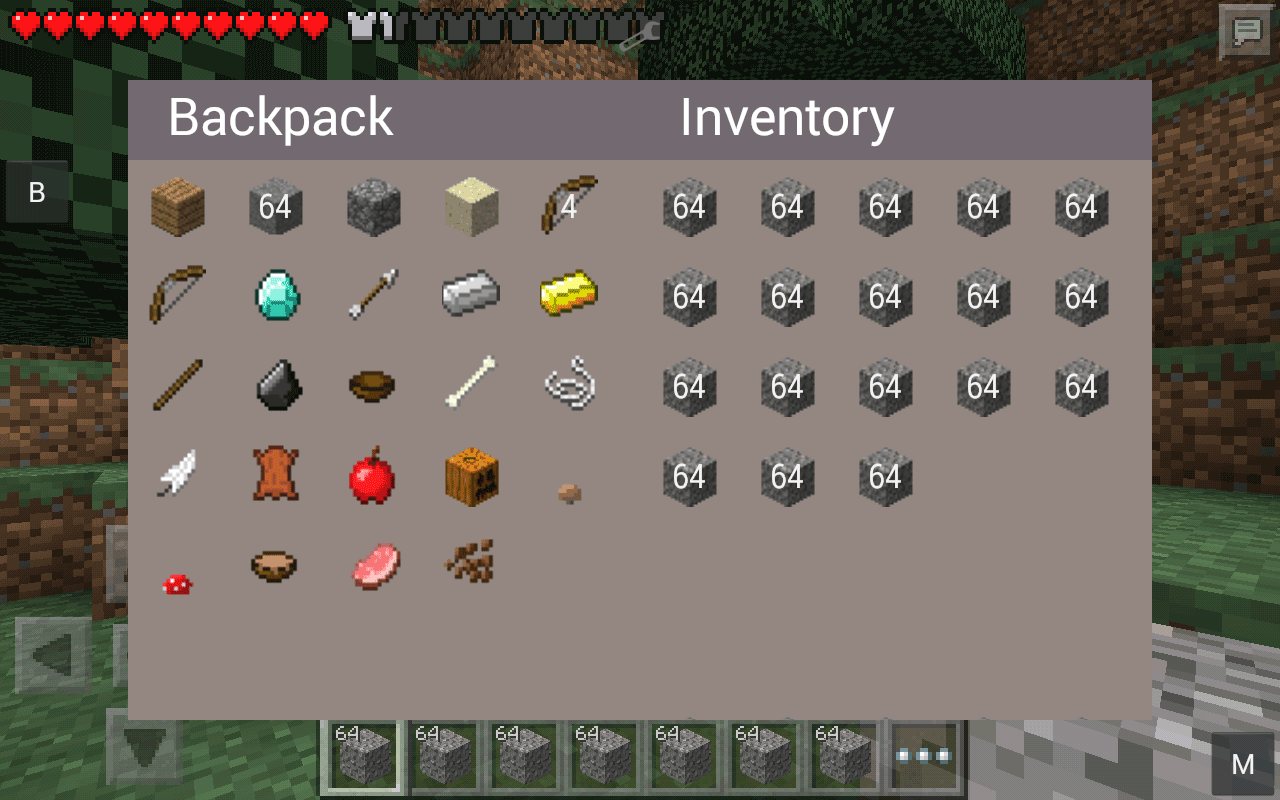 Screenshot di Backpack Mod File