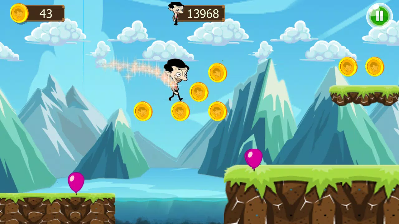 Mr Pean Adventure Run Screenshots