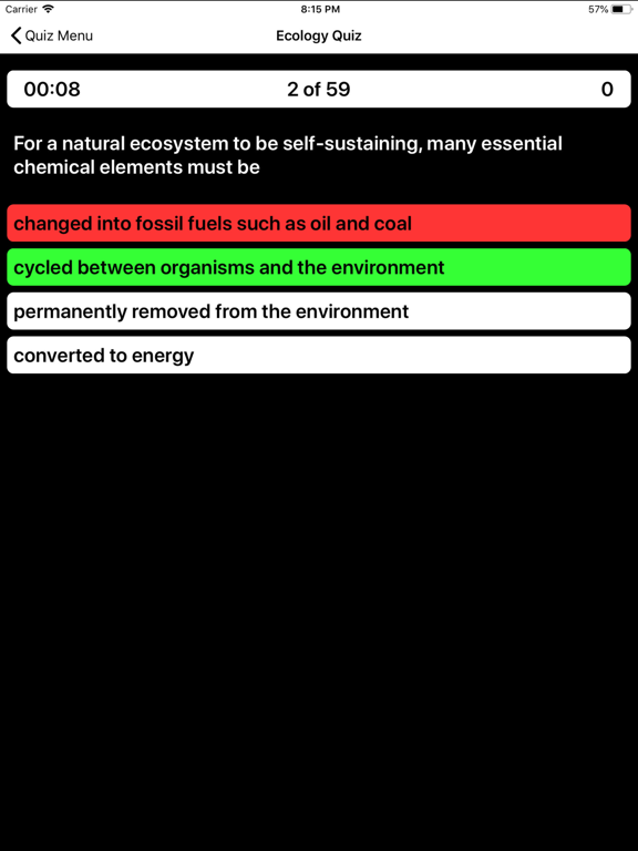 MS Life Science Prep 2022-2023 iPad Screenshots