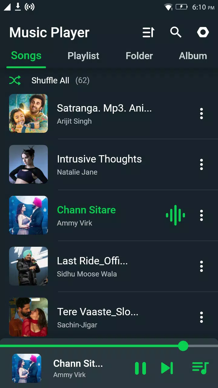 Music Player Screenshots