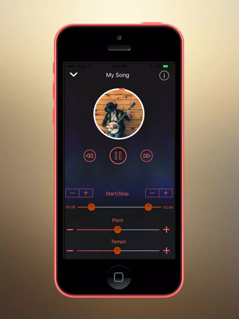 Music Practice - Slow Down Music Trainer, Change Music Tempo & Pitch, Loop Songs iPad Screenshots