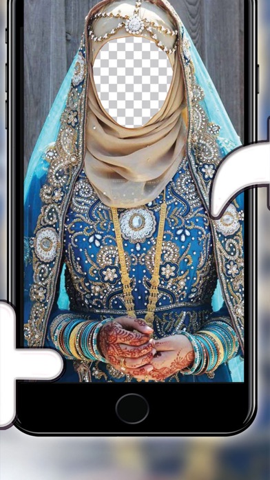 Wedding Hijab Photo Montage - Free Face Decorator Screenshots