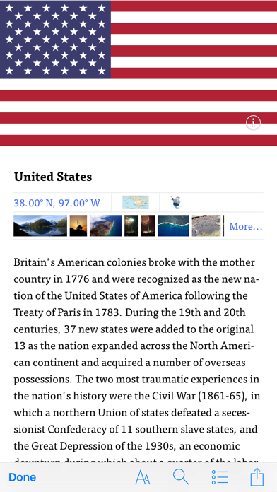 WorldABC — The CIA World FactBook Screenshots