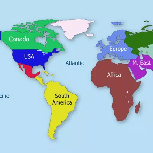 World Map Puzzle World Map Puzzle