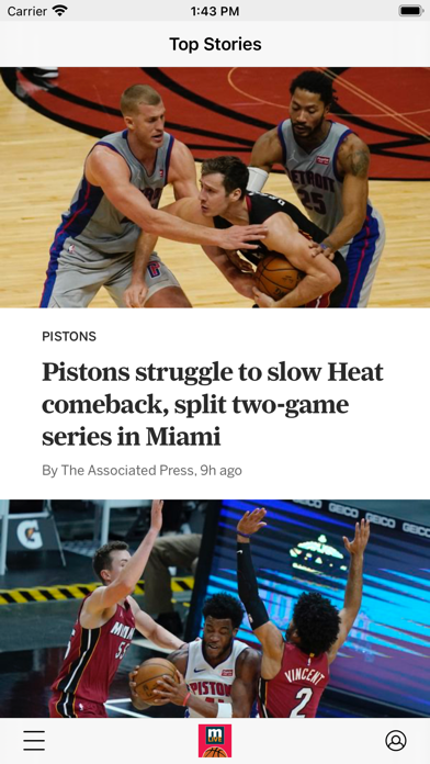MLive: Detroit Pistons News Screenshots