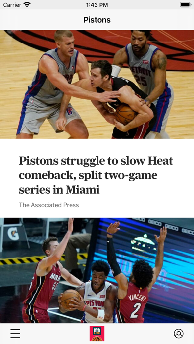 MLive: Detroit Pistons News Screenshots