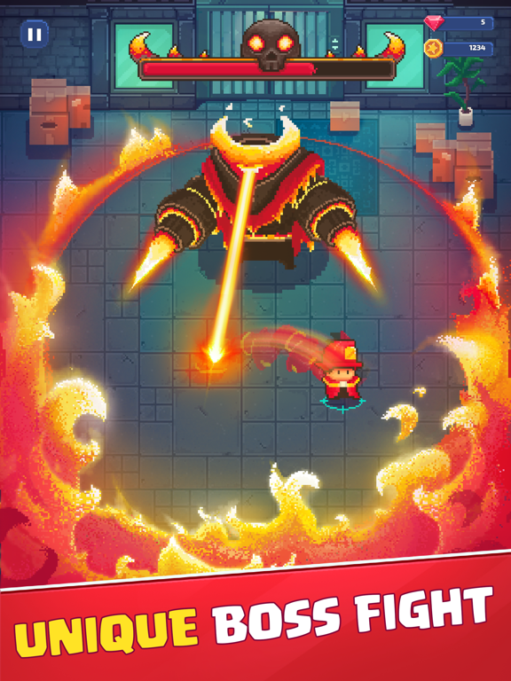 Firefighter: pixel shooter iPad Screenshots
