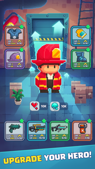 Firefighter: pixel shooter Screenshots