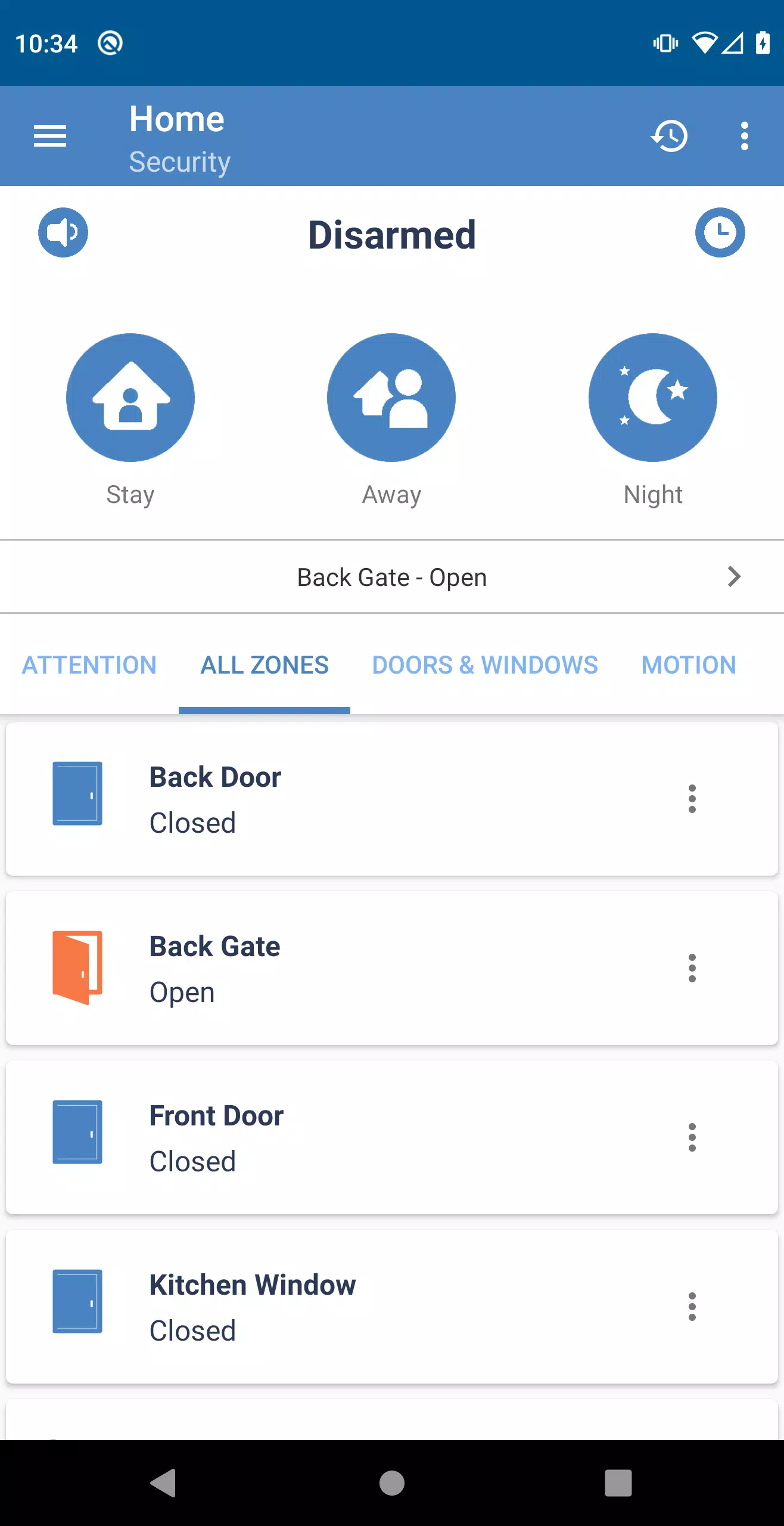 Alula Security Screenshots
