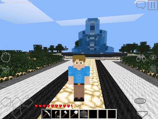FreeCraft Survival Pocket Edition iPad 應用截圖