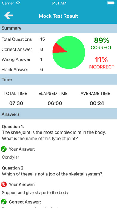 Skeletal System Quizzes Screenshots